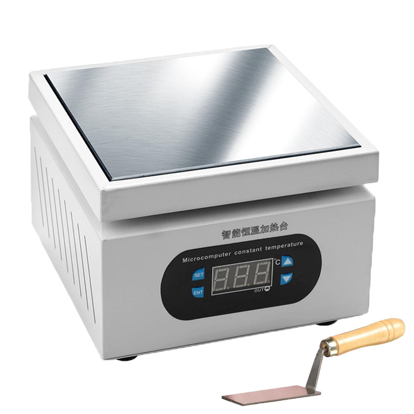 Máquina envolvedora de celofán de 800 W, selladora térmica de sobremesa, con Tubo Fusible y Control Inteligente de Temperatura para Embalaje con película termosellada (20 * 20)