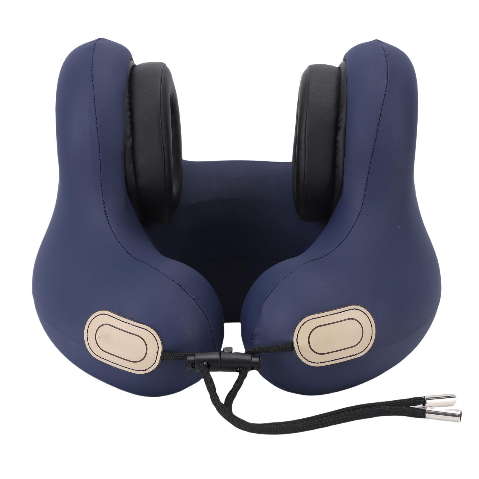 Podróżna poduszka pod kark z ergonomicznym wsparciem 360 stopni i redukcją hałasu, 205x245x260mm, do biura, domu, samolotu, pociągu i samochodu, wykonana z poliestru