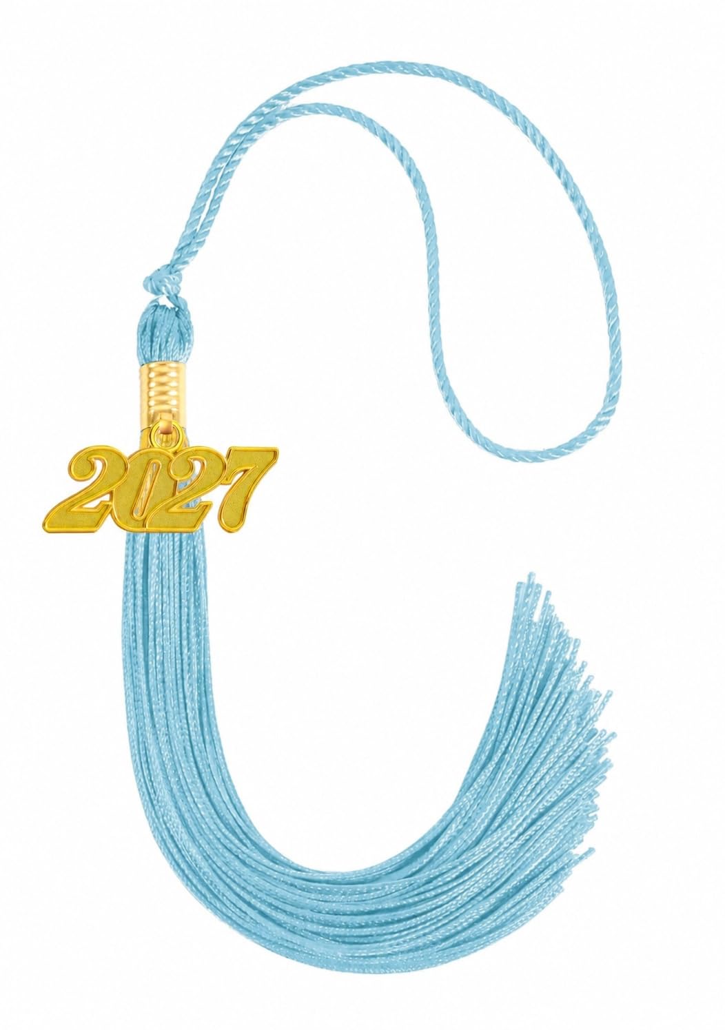 2027 Tassel Graduation,Light Blue Tassel 2027 for Grad Cap
