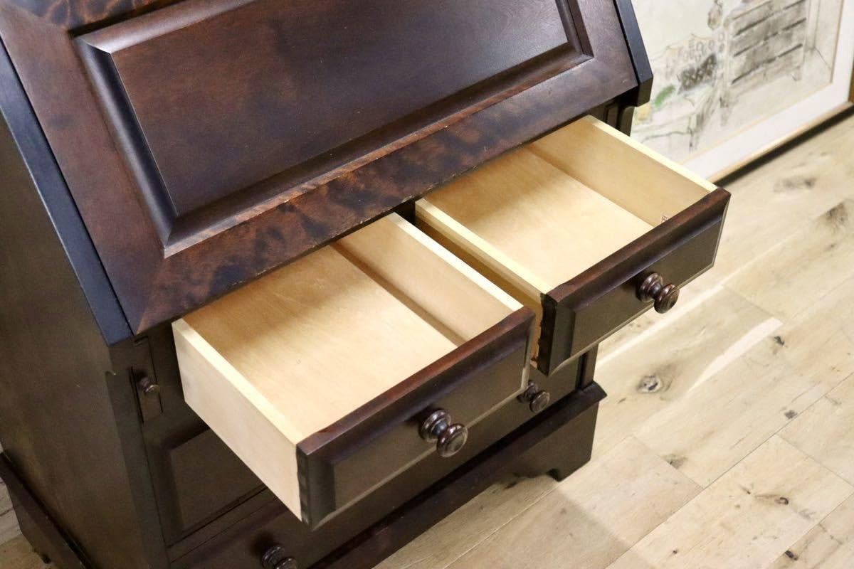 Amazon.co.jp: GMGK407○北海道民芸家具 ライティングビューロー 勉強  