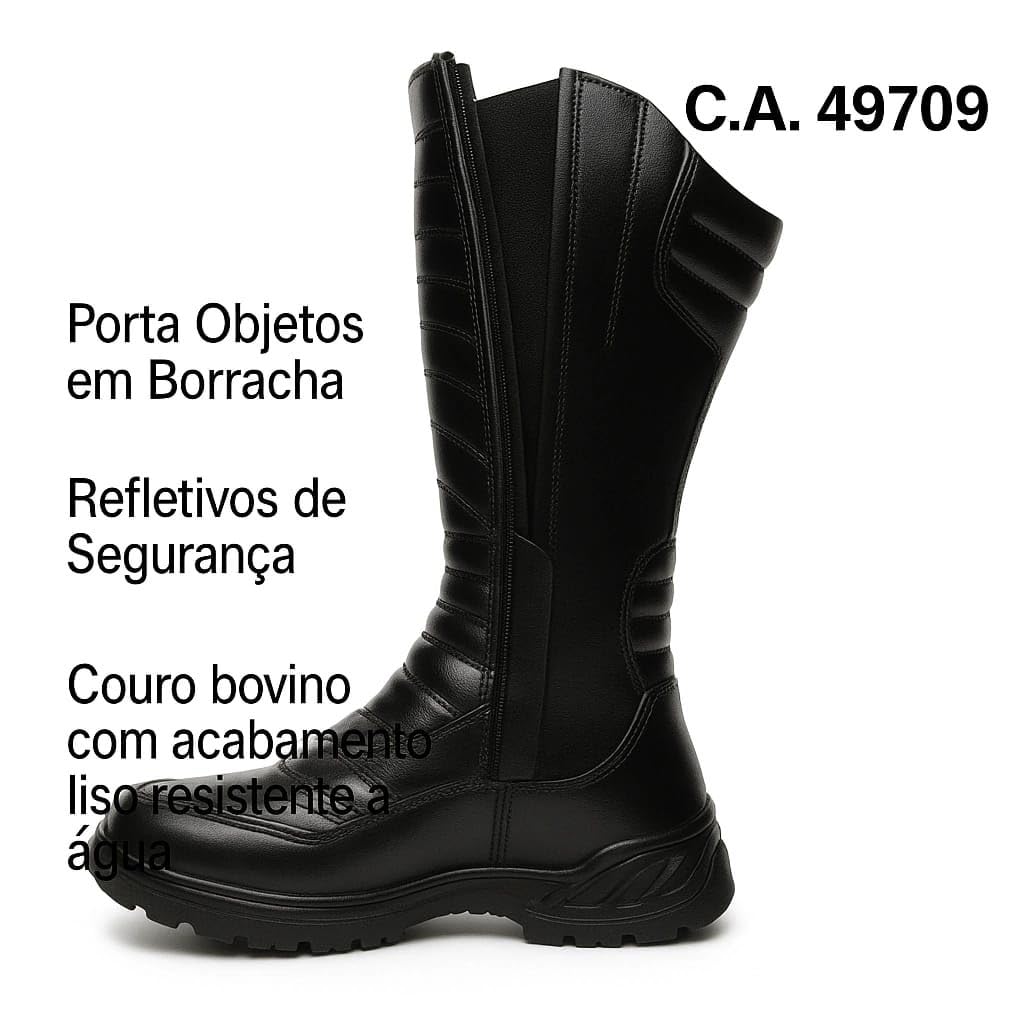 Bota Longa Coturno Militar Unisex Bombeiro Civil 100% Couro em promoção! Veja a oferta e mais achadinhos de Botas & Coturnos Masculinos 8 Hoje é o melhor dia para comprar Bota Longa Coturno Militar Unisex Bombeiro Civil 100% Couro com aquele preço maroto! Promoção! Aproveite a oferta! 8