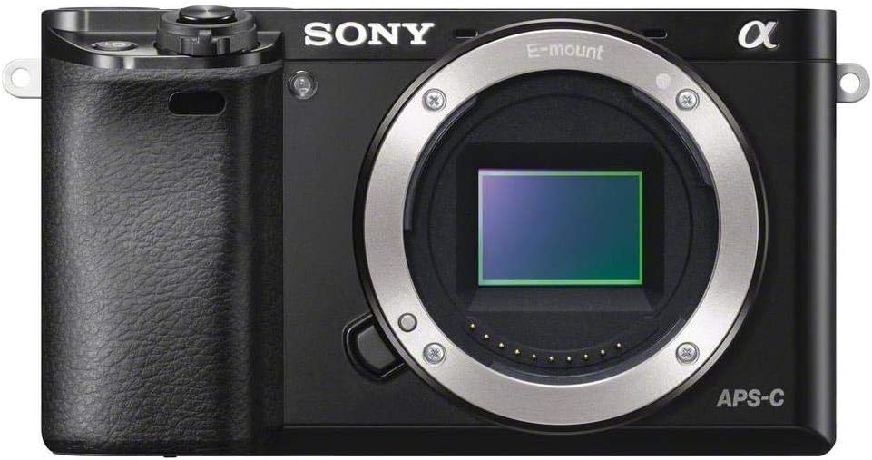 Alpha a6000 Mirrorless Digital Camera 24.3 MP SLR Camera with 3.0-Inch LCD - Body Only (Black)