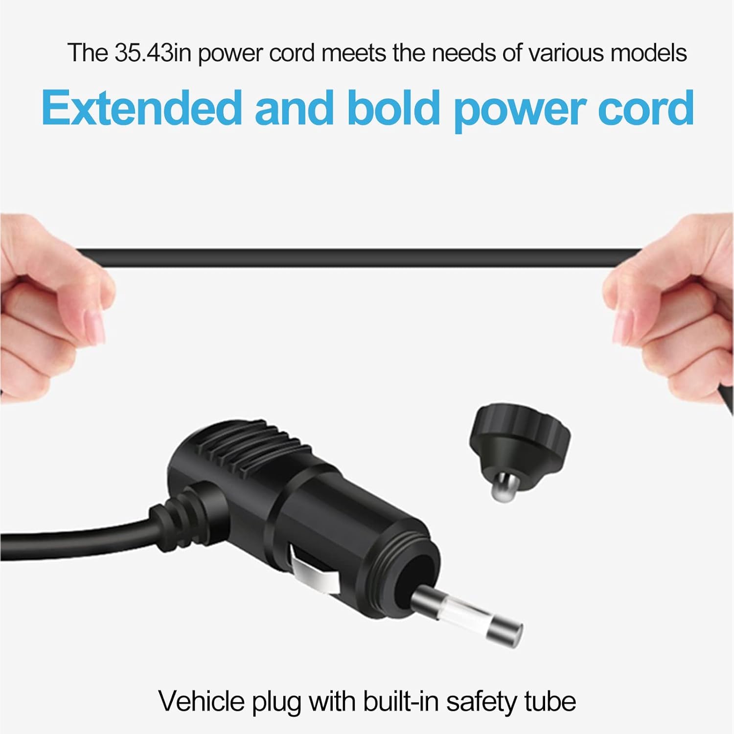 Car Fan, Electric Dual Head 2 Speed 12V Cooling Air Circulator - 360 Degree Rotatable Auto Fan for Sedan SUV/Rv/Boat/Auto Veh : Electronics