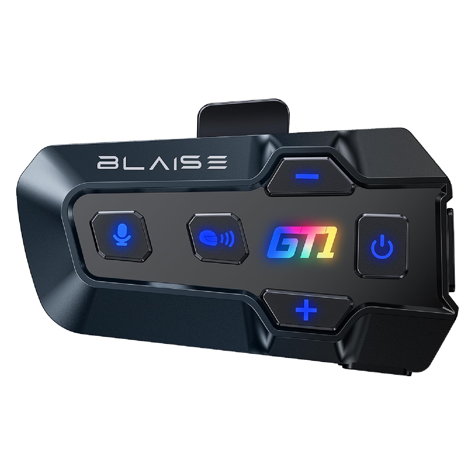 BLAISE GT Intercomunicador Casco Moto, 2 Vías Intercomunicador Moto 1000m