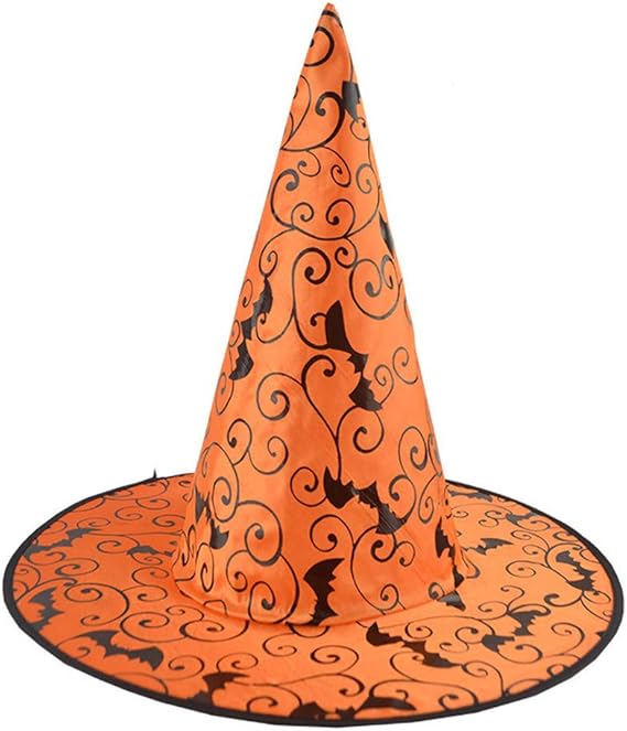 Amazon Co Jp ハロウィーン帽子 Hodarey 魔女の帽子 ハロウィン 大人用 バットパターン魔女キャップ パーティーハロウィン パーティーハット 魔法使い 小悪魔 ウィッチハット魔女帽子 飾りとんがり帽子 幽霊 おもしろい コスプレ仮装 コスチューム用小物 男女兼用 ホビー