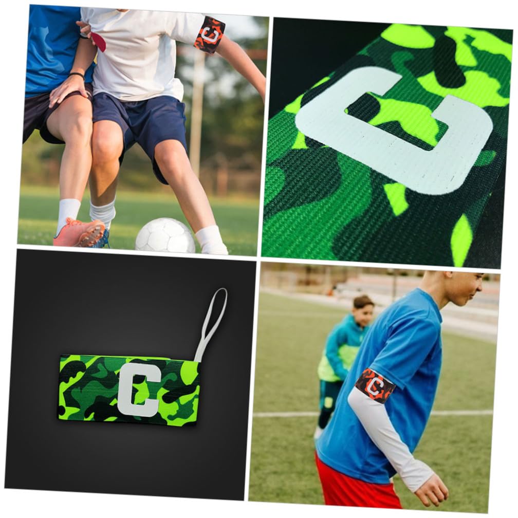 TOYANDONA Cinghia da Braccio del di Calcio Supporto Fasce da Braccio Piccolo Bracciali Elastici Regolabili Bande di Braccio di Calcio Elastico Nylon