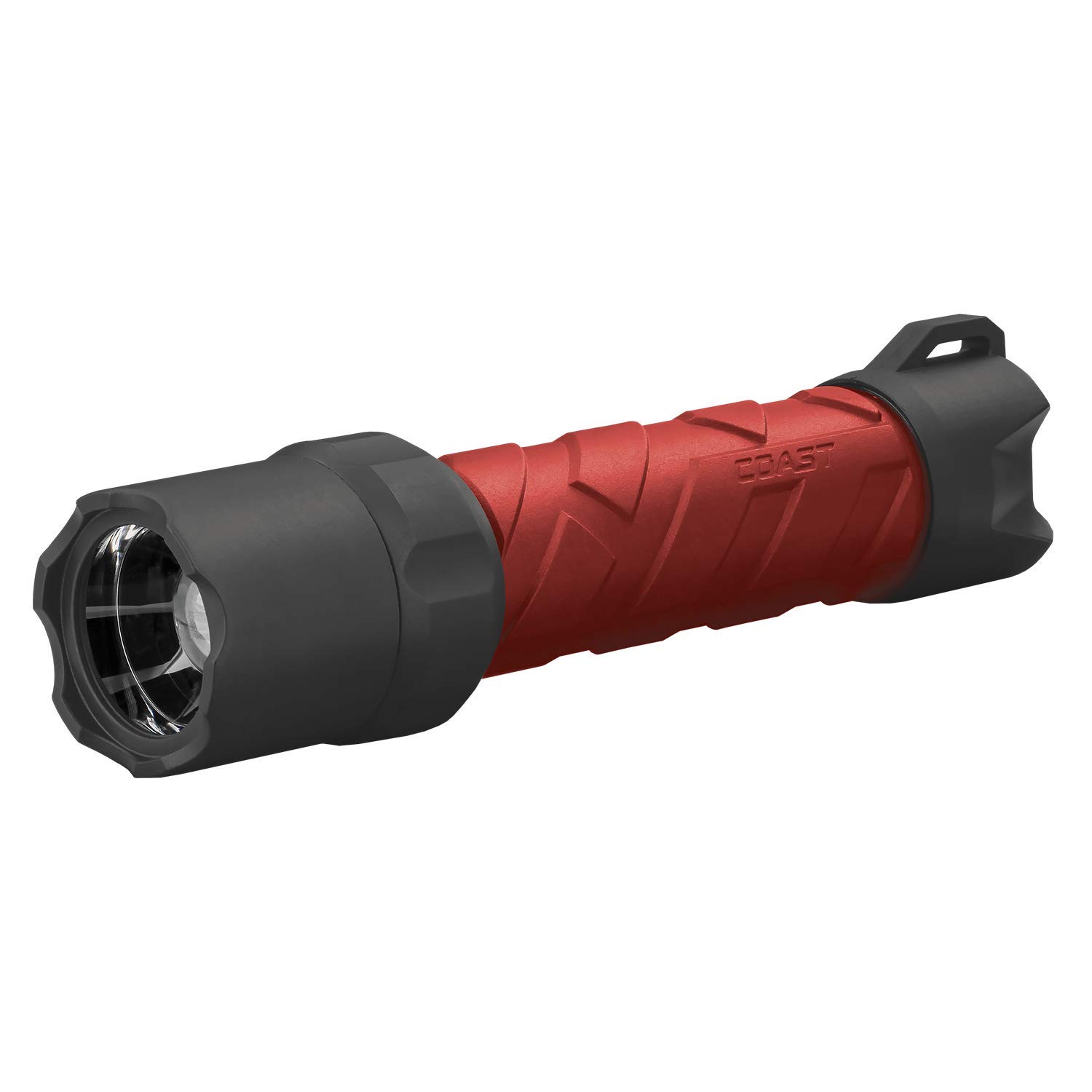 Coast Polysteel 600R 530 Lumen Rechargeable LED Flashlight, Red