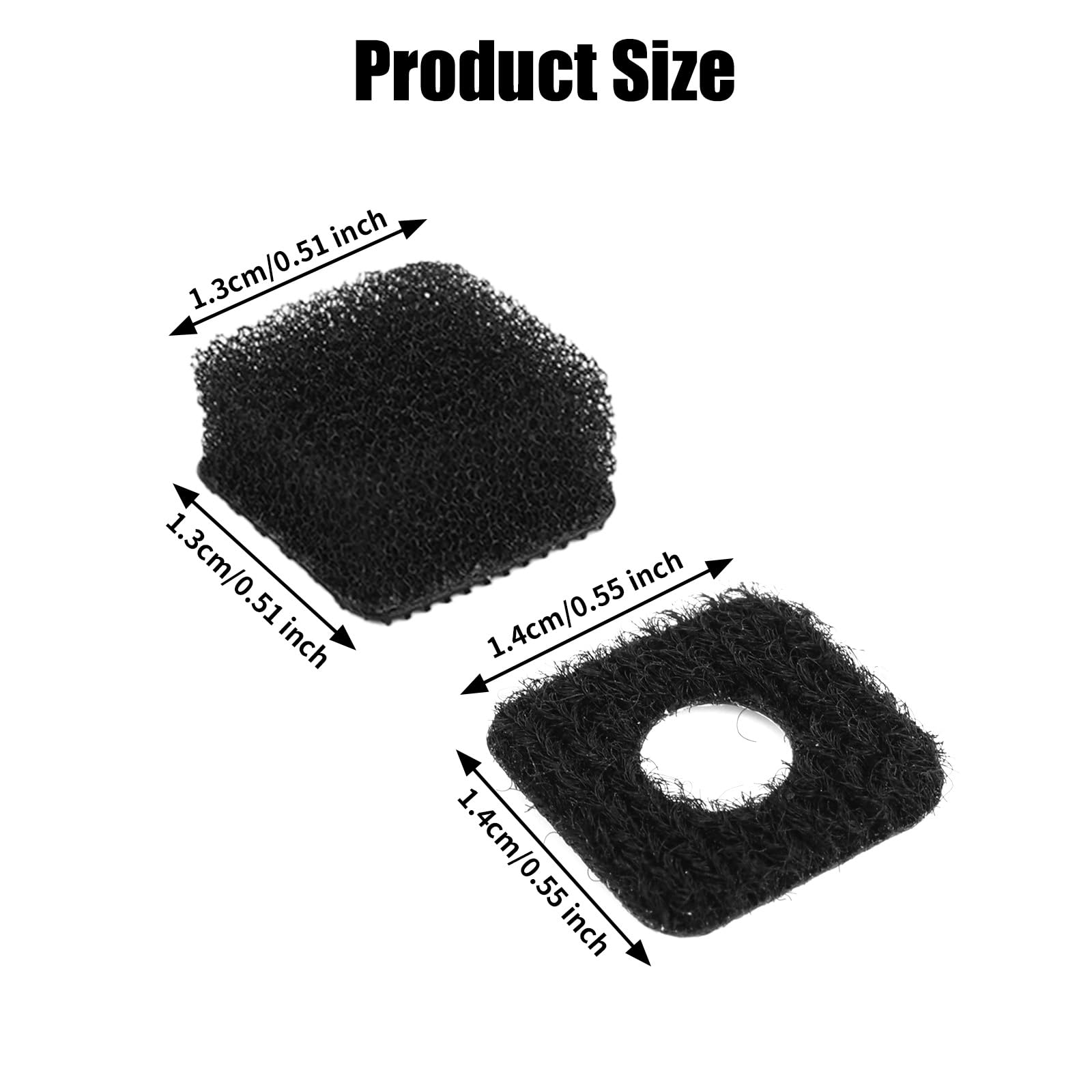BOXOB 6 Sets Microphone Wind Muff for Insta 360 X4/X3 Camera, Anti-Noise Sponge Mic Windshield Windscreen Replacement Wind Noise Reduction Cover Accessories for Clear Audio