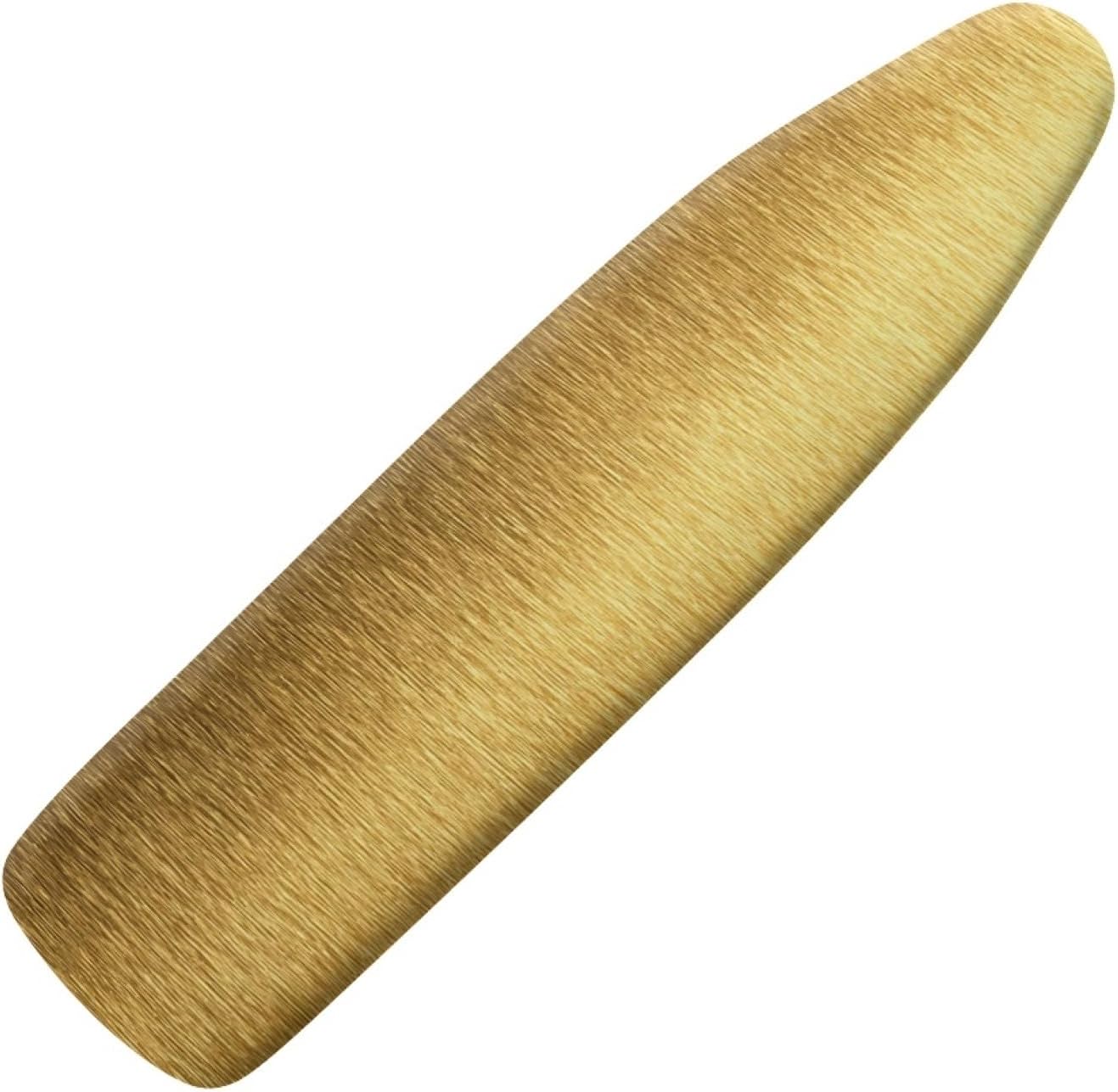 Padded Ironing Board Covers 18 X 49 Gold Gradient Ironing Board Pad and Cover Thick Replacement Drawstring Tightening & Lock, Easy Fit, Scorch & Stain Resistant, Non Slip