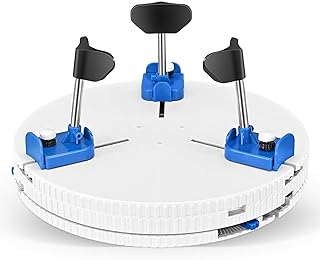 Sunowl Outil Ceramique Modelage, Pince de Plaque Tournante Poterie, Outil Sculpture Argile avec Support à 3 Pieds, Pince Poterie pour la Fixation de la Céramique Outils de Poterie pour Débutants