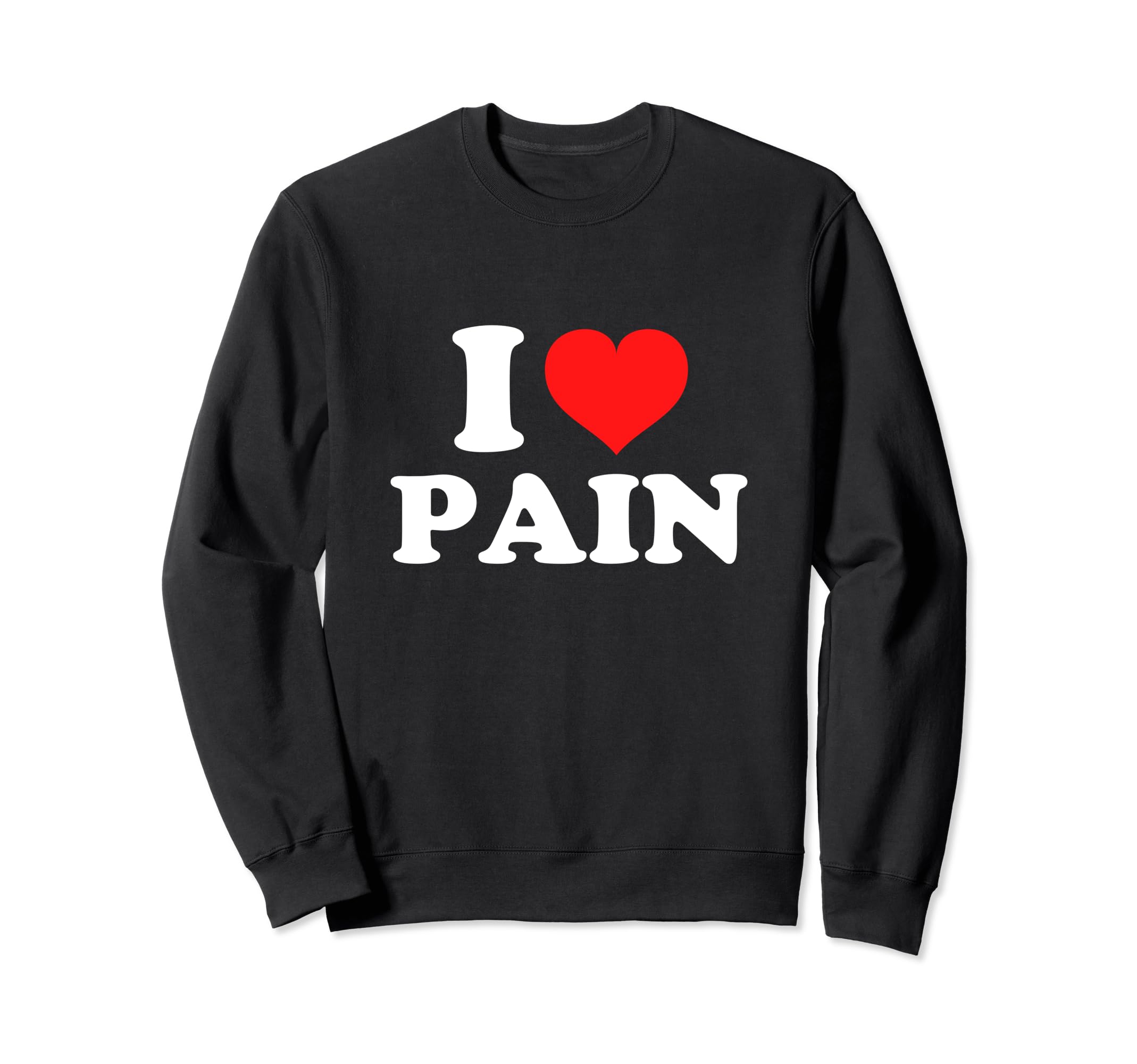 Amazon | I Love Pain トレーナー | トレーナー・パーカー 通販