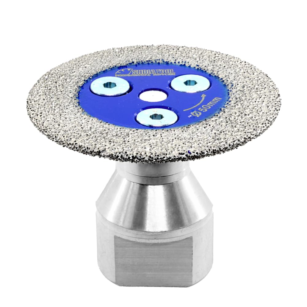 SHDIATOOL Mini Diamond Saw Blades M14 Thread Cutting Disc for Marble Granite Stone Concrete Masonry 50mm