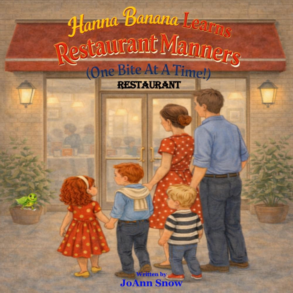 Hanna Banana Learns Restaurant Manners: A Gentle Story About Self-Control (The Hanna Banana Learns Series: 12 Stories for Growing Hearts)
