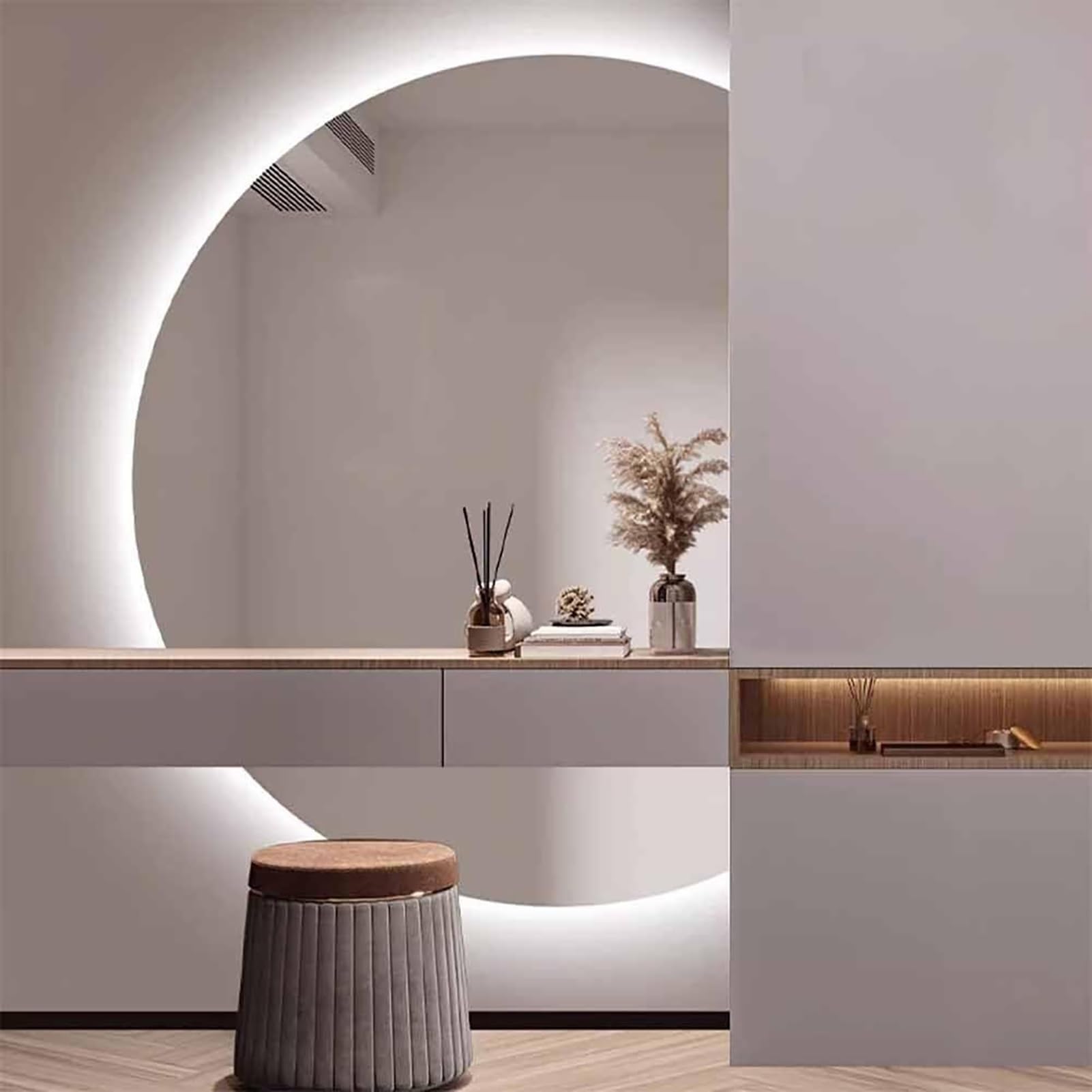 Miroir anti-buée tactile résout les problèmes de buée en salle de bain