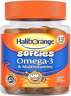 HaliborangeOmega-3 and Multivitamins 30 Orange Flavour Softies