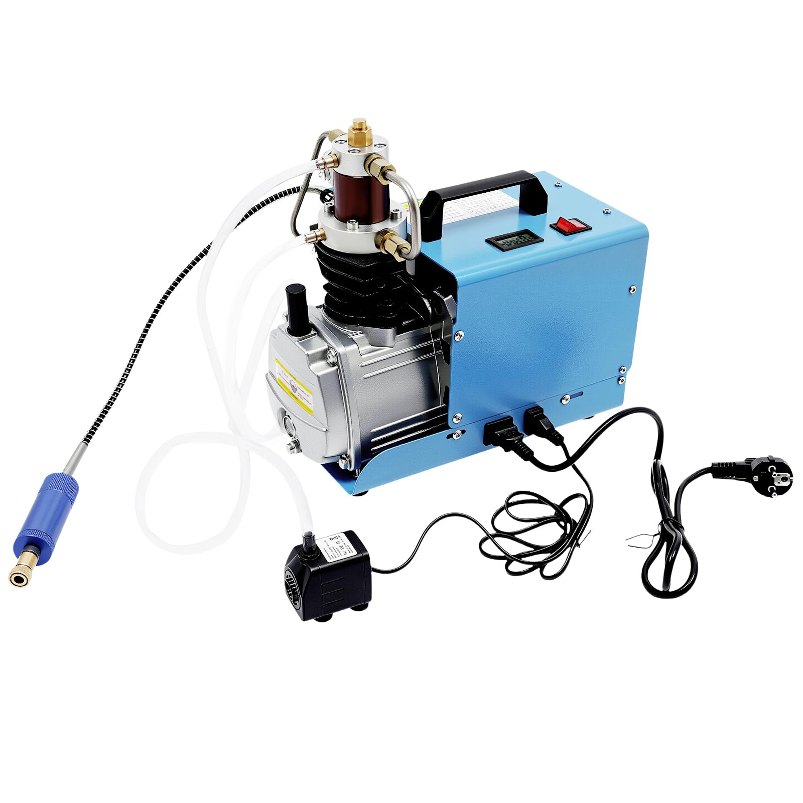 Elektrischer PCP kompressor 4500 PS, Luftkompressor Tauchkompressor, 300 Bar 1800W, 13gal/min Luftdurchsatz, Ideal für Tauchflaschen, Paintball-Tanks, Luftdichtheitsprüfungen