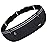USHAKE Slim Running Belt, Workout Fanny Pack for Men Women,Exercise Waist Pack for Apple iPhone Holder, Runner Belt for Running Walking Cycling Camping Gym Black