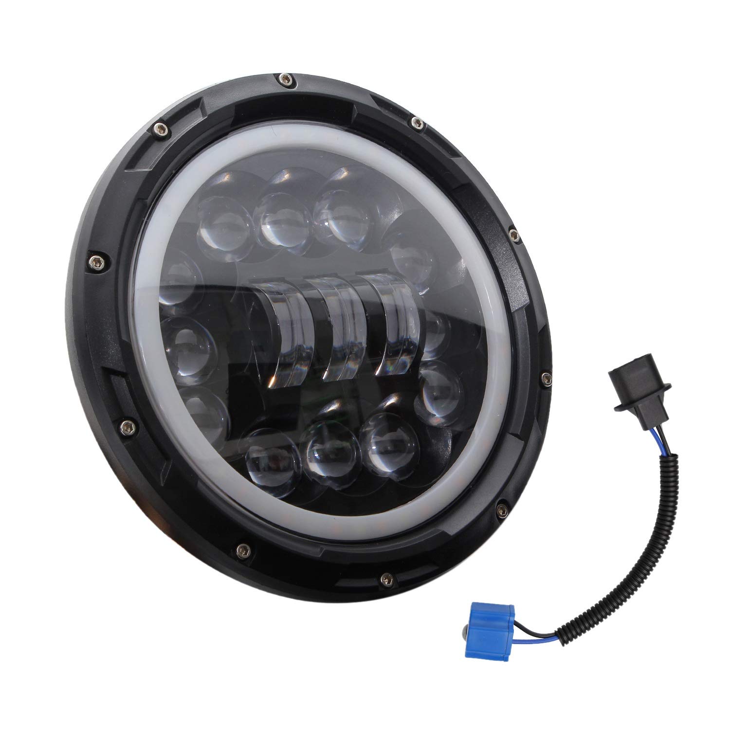 H4 400W 7 Pollici Ha Condotto La Lampada della Luce della Testa con per Niva Urban Samurai per off Road