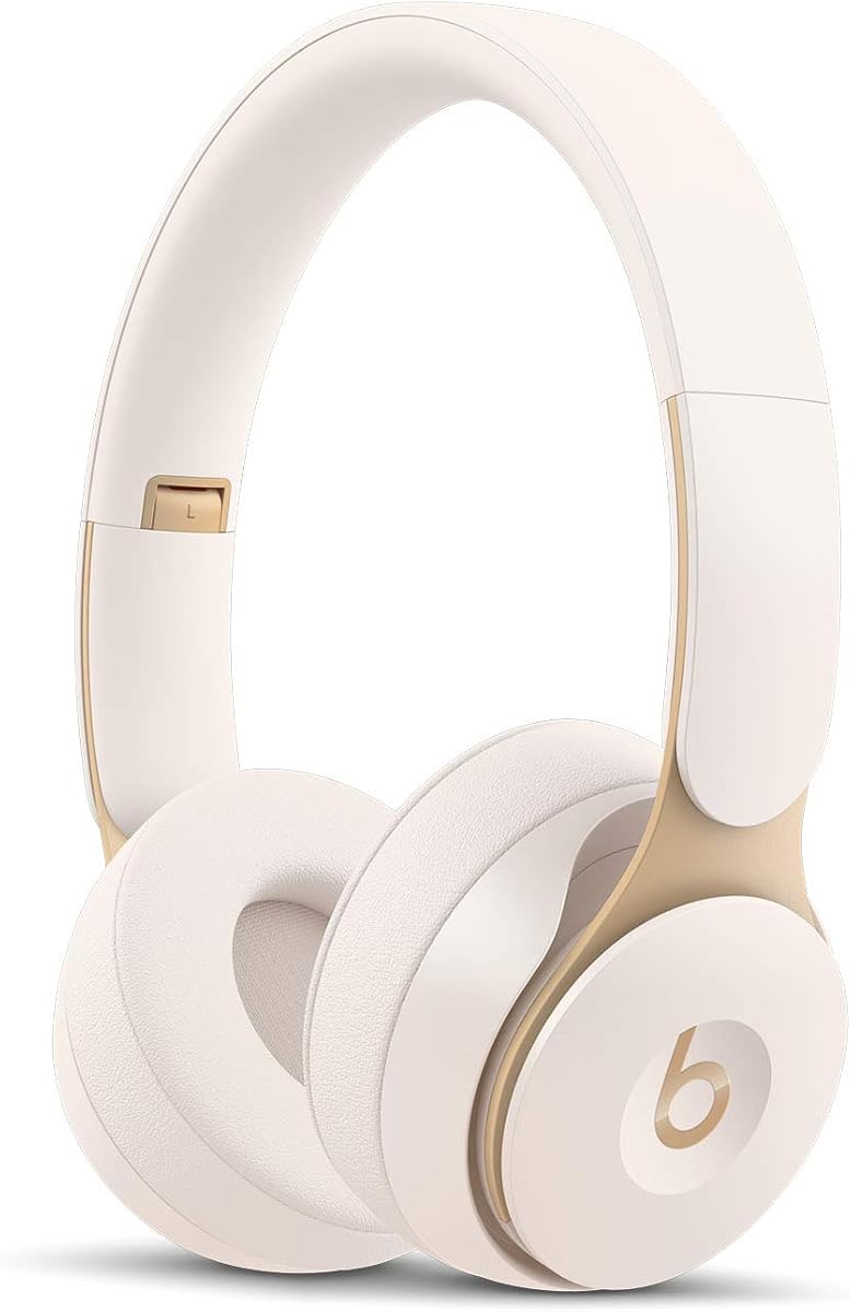 Audífonos supraaurales inalámbricos NC Beats Solo Pro - Colección más mate Marfil (renovado)