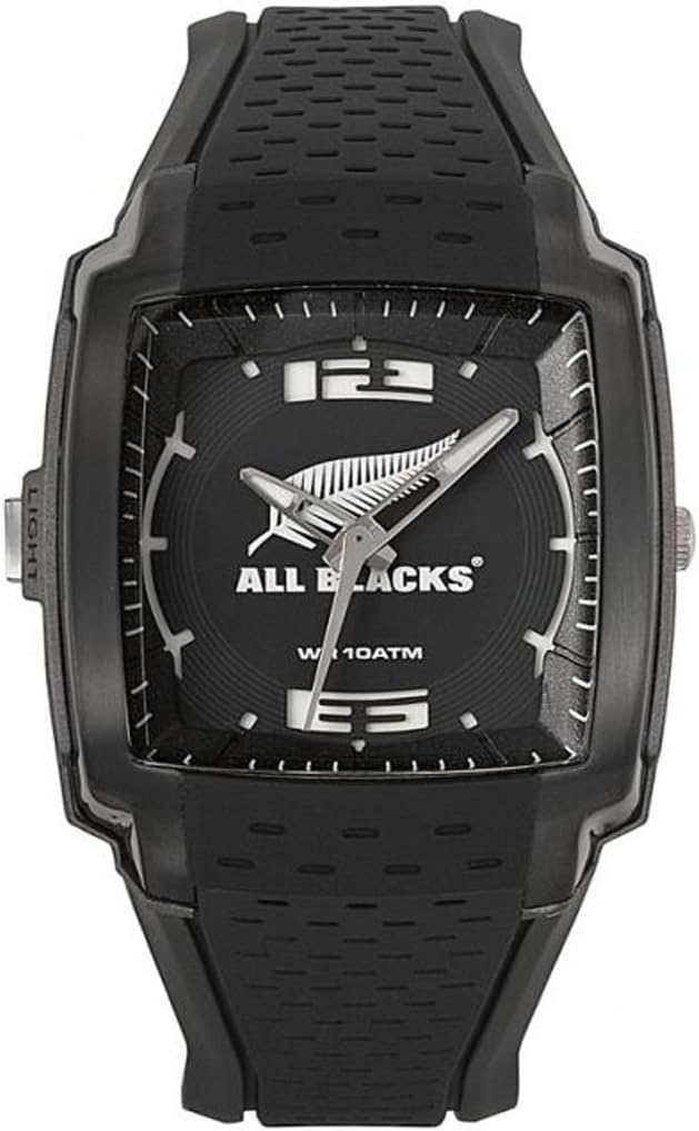 All Blacks Men's Analogue Quartz Watch with Plastic Strap – 680135