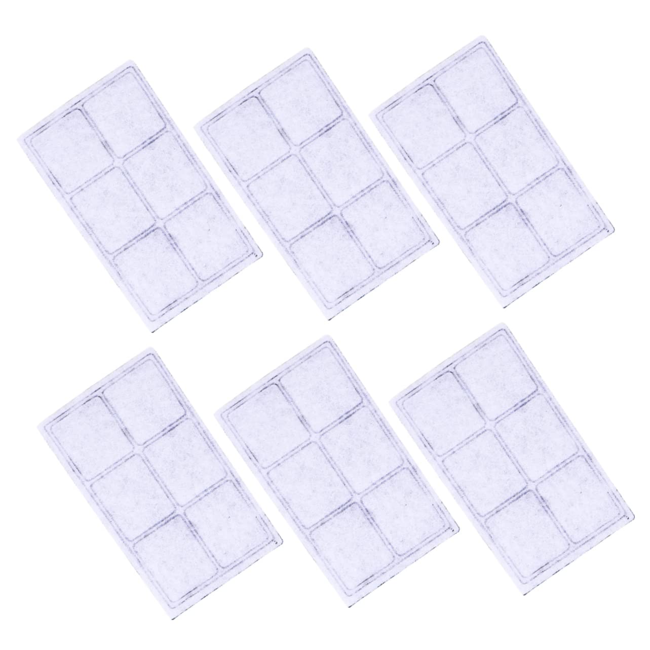Ipetboom 12piezas Filtros De Repuesto para Fuente De Agua para Mascotas Pack De y Esponjas para Filtración Efectiva y Agua Clara