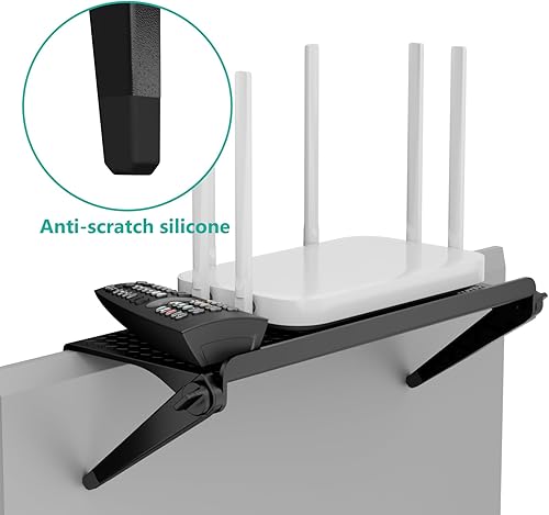 Miniatura 8 de WALI Soundbar Mount, No Drilling TV Top Shelf Fits Most of Sound Bars, Universal Sound Bar Holder for Samsung, Sony, LG, Bose,