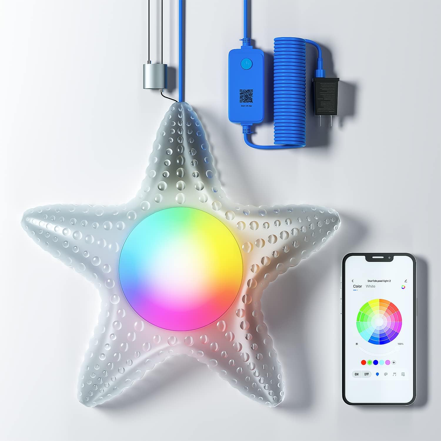 Pool Lights - IP68 Waterproof Pool Lights for Above Ground Pools, 26ft ...