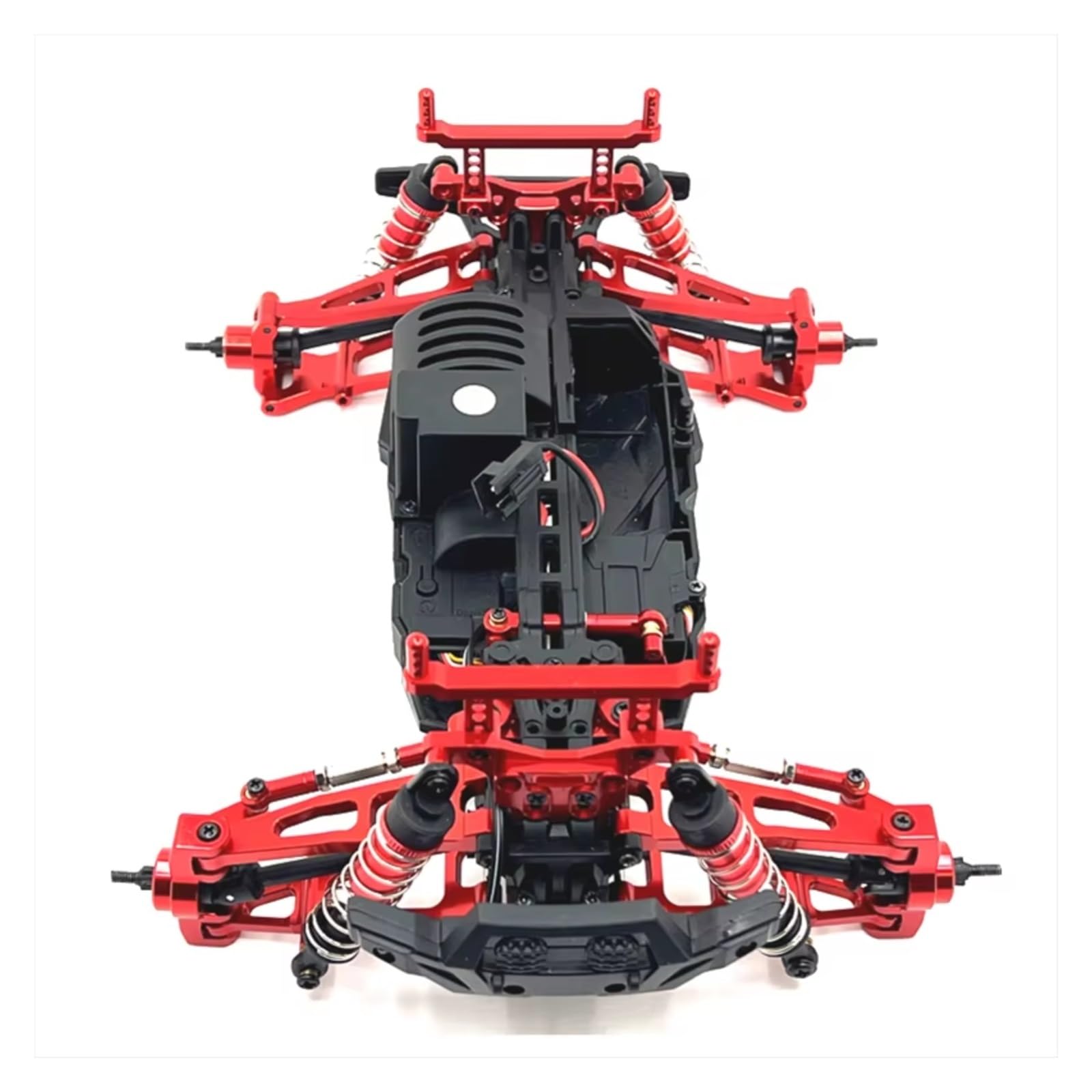 Knuckle sterujące RC do Kyamrc G161 G162 G169 1/16 metalowe do zestawu kubków kierownicy wahacza zdalnego sterowania, części samochodowe i akcesoria, ulepszona wymiana i użytkowanie (czerwone)