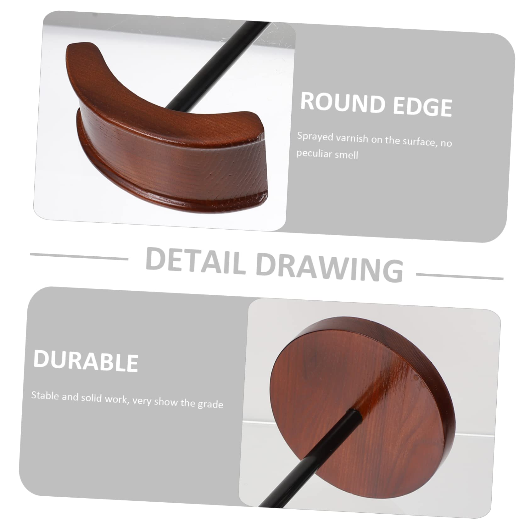 Supporto per Cuffie da Tavolo in Legno, Pratico e Versatile, Non Si Deforma Facilmente, per Headset e Headphone
