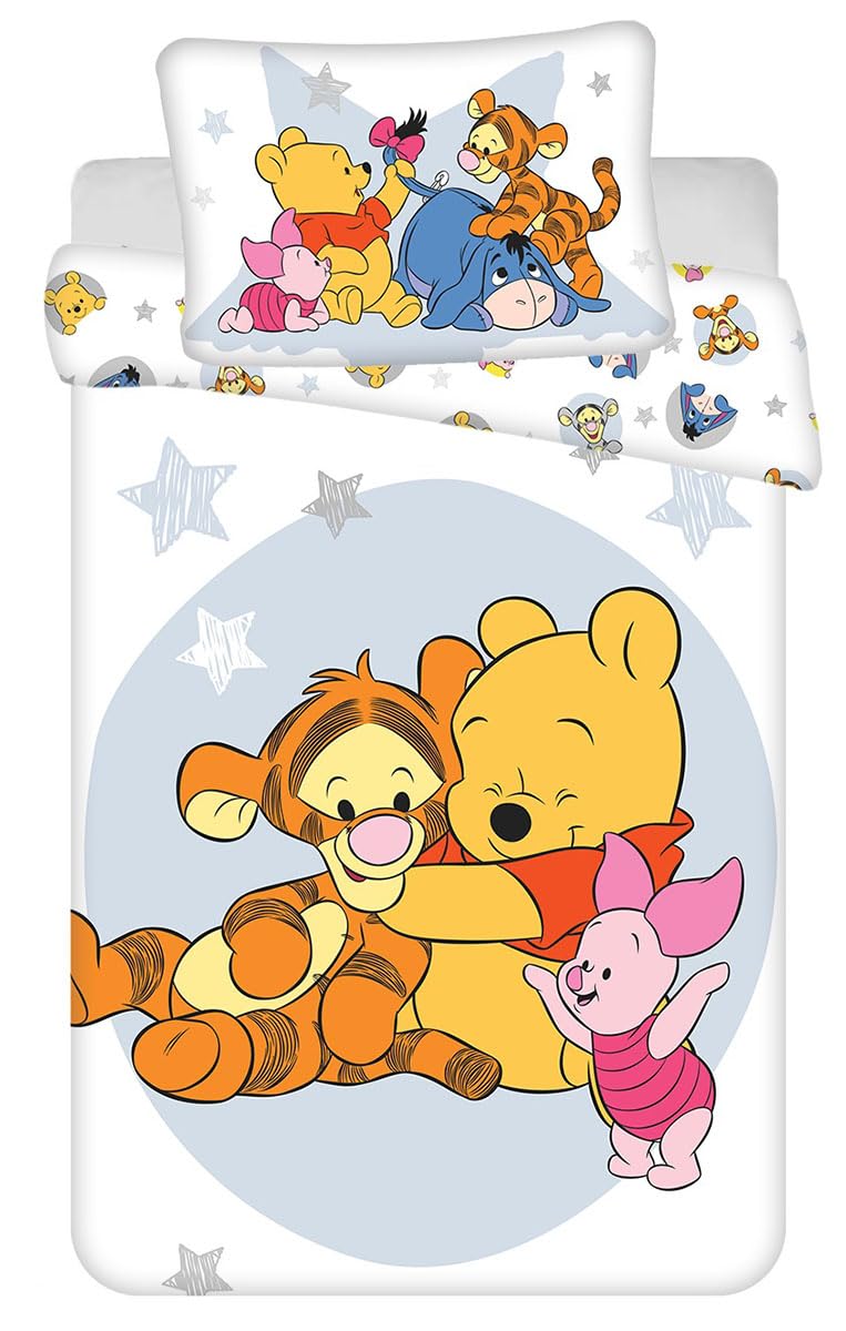 Set Biancheria Da Letto Winnie The Pooh - Reversibile Per Lettino Bambino - Foto 12