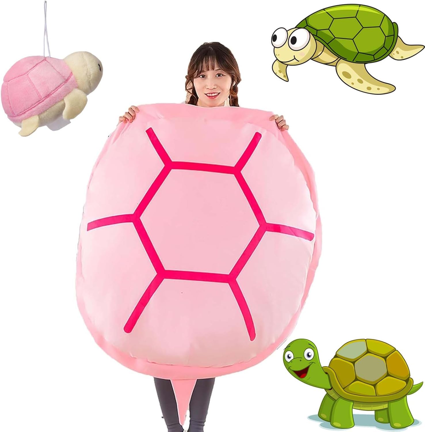 UIJKMN Aqua Cuddles Turtle Pillow, Turtle Pillow Wearable