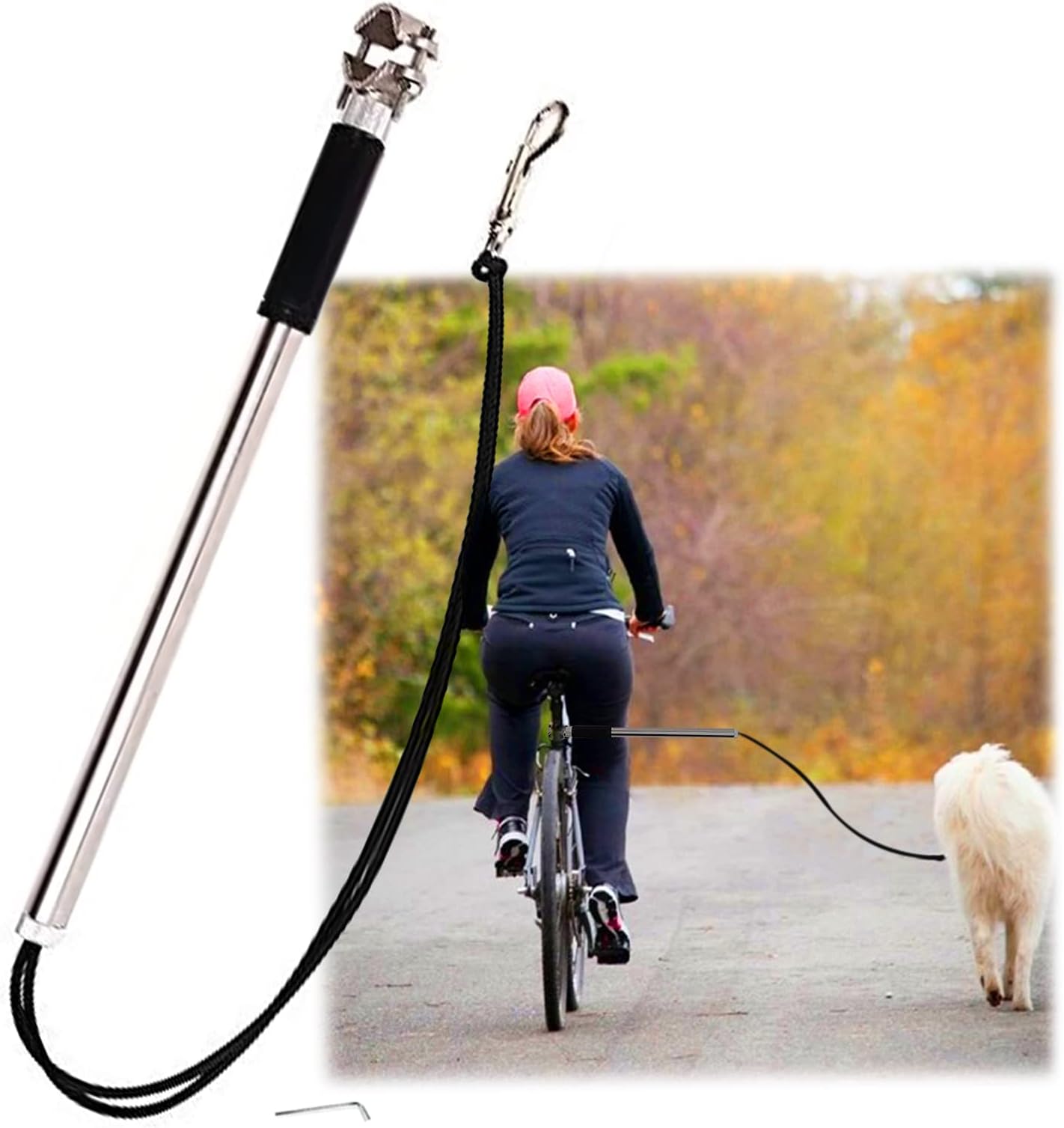 Hands Free Leash Dog Bicycle Exerciser Leash Dog Running Leash for Dog Bike Exerciser