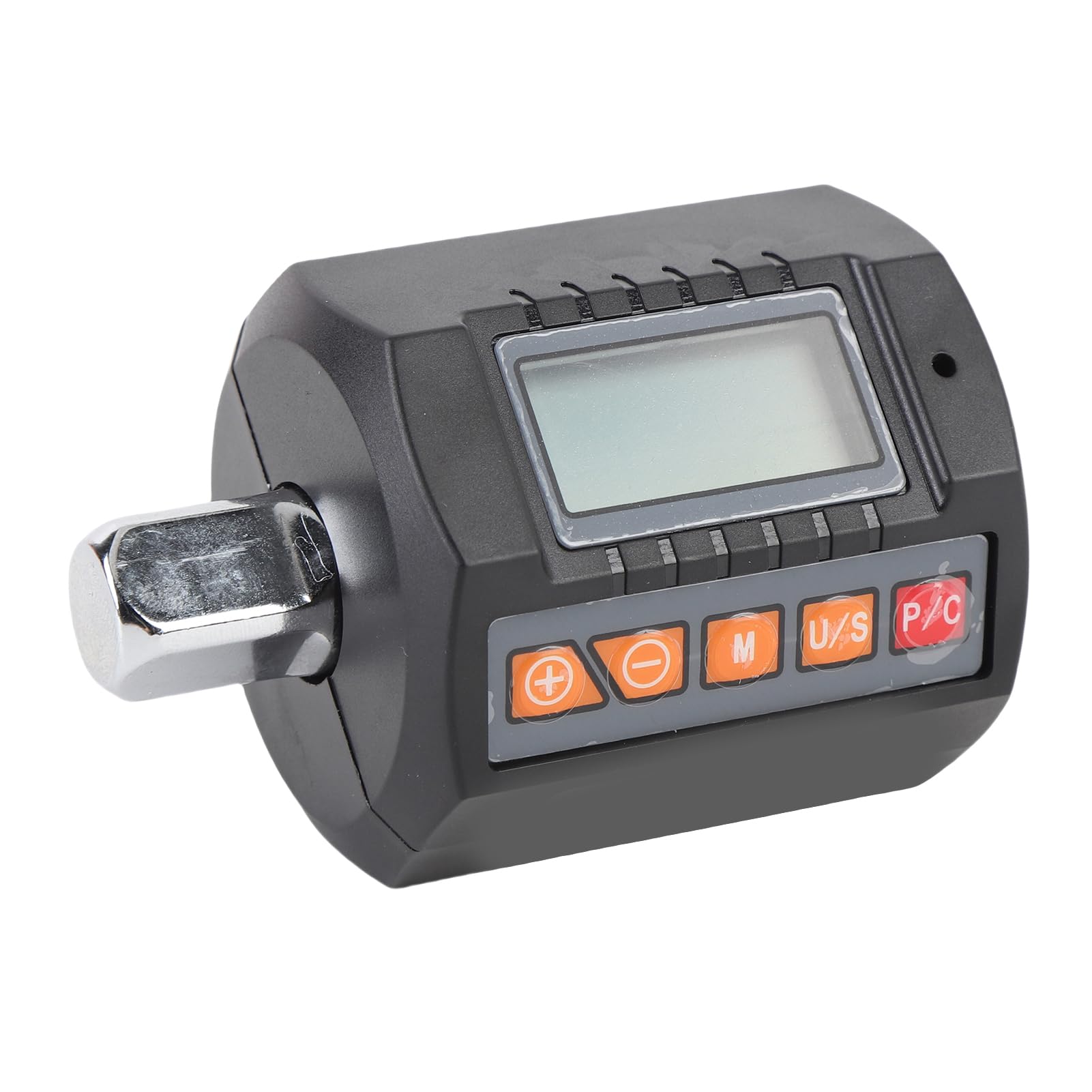 Marhynchus Cyfrowy Adapter Skrętny, ABS Cyfrowy Adapter Klucza Skrętnego 20 do 200 Nm 0,1 Nm Wyświetlacz z Podświetleniem LED Sygnał Dźwiękowy Automatyczne Wyłączanie w Przypadku Wąskich Obszarów