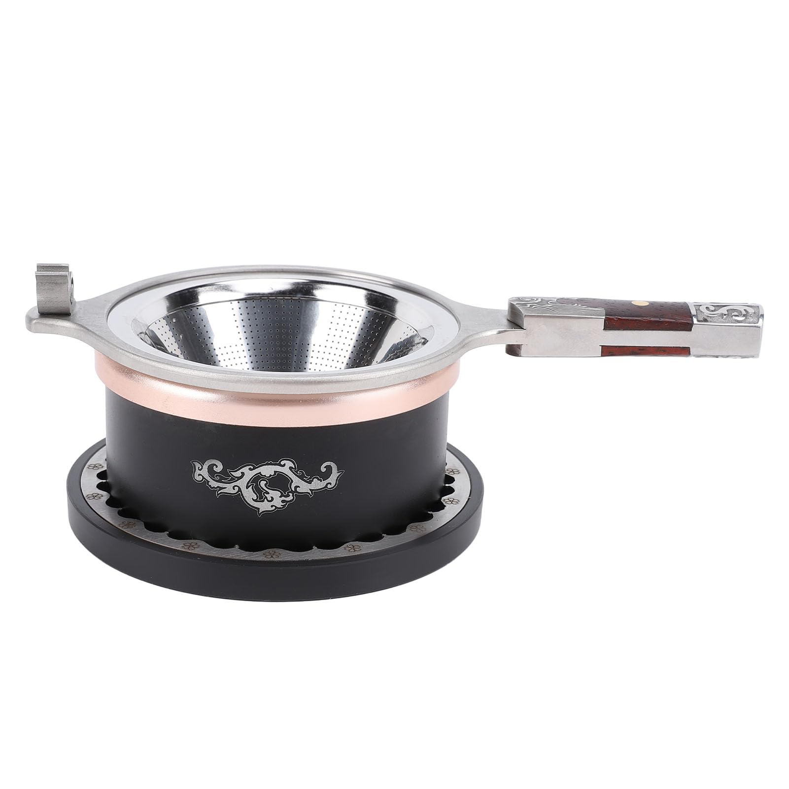 Generic Juego de Filtros de té de Malla Fina de Acero Inoxidable de Primera Calidad para Infusiones Transparentes con Embudo Infusor Reutilizable Adecuado para Preparar té en Casa