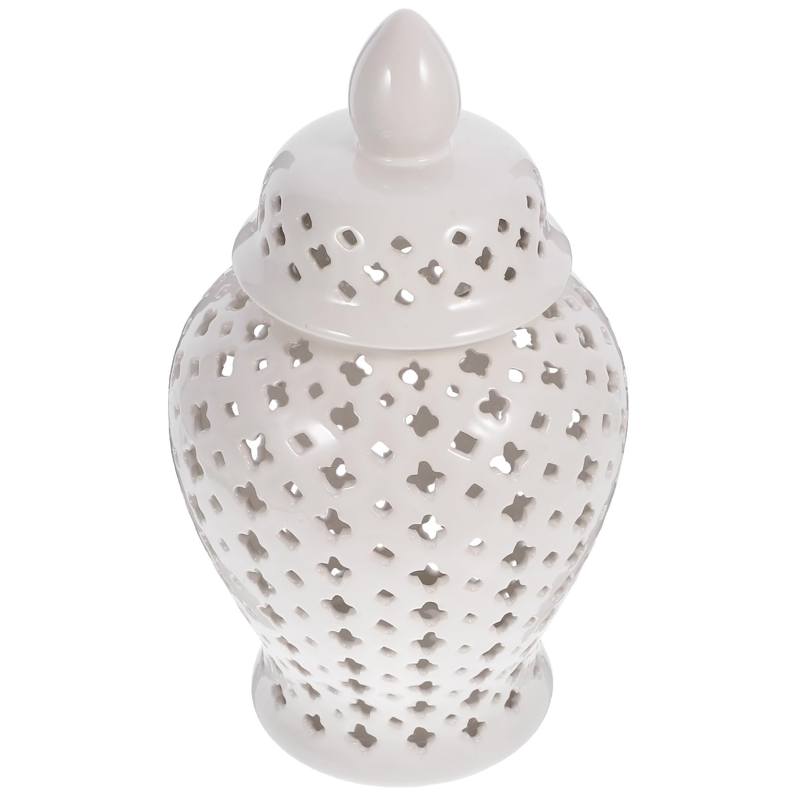 Hohle Keramik Blumenvase als Tischdeko Robuster Blumenhalter für Hochzeitsfeier und Inneneinrichtung Geeignet für Terrasse Balkon und Wohnzimmer