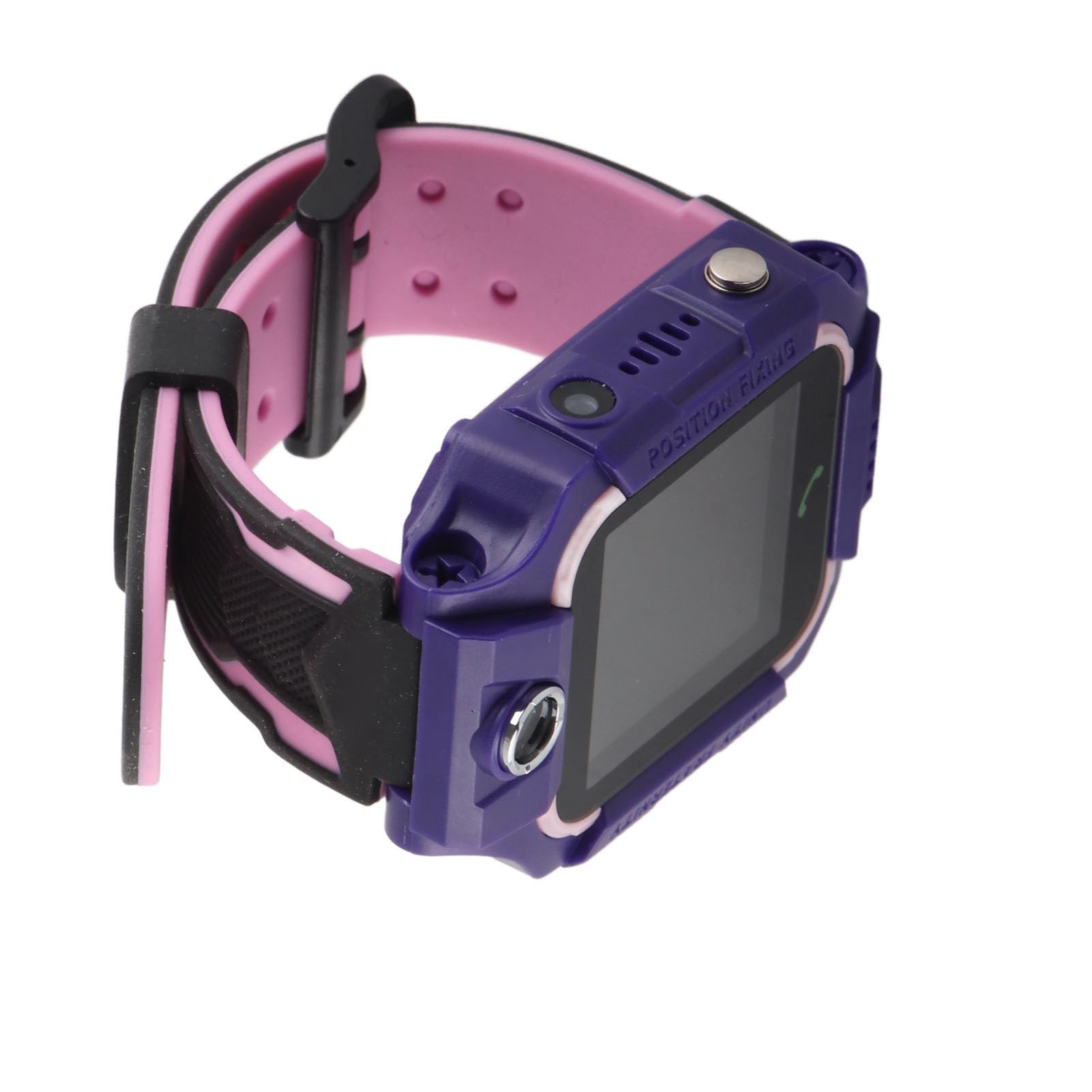 Orologio Intelligente per Bambini per Ragazzi Ragazze, Posizione LBS in Tempo Reale Chiamata Vocale Bidirezionale Telefonata SOS IP67 Touch Screen a Colori Impermeabile (Viola)