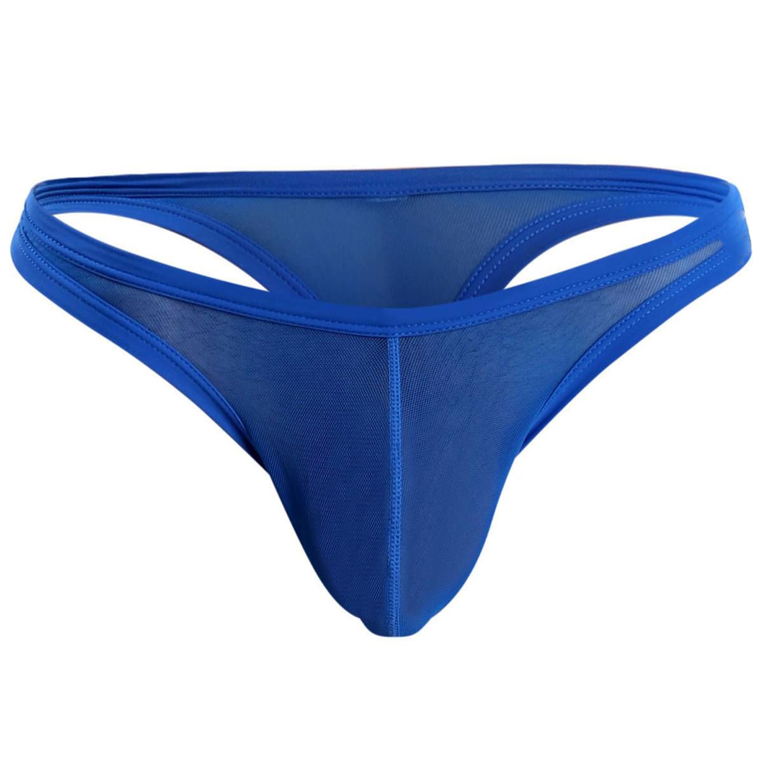 Men’s Low Rise See-Through Mesh Thong – Breathable & Lightweight Lingerie Style Brief