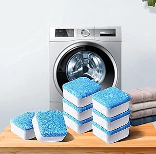 MOVIL Washing Machine Deep Cleaner Tablet for Washing machines Front and Top Load Machine Descaling Powder Tablet for Tub Cleaning&Drum Stain Remover of washing machine Descaler Powder
