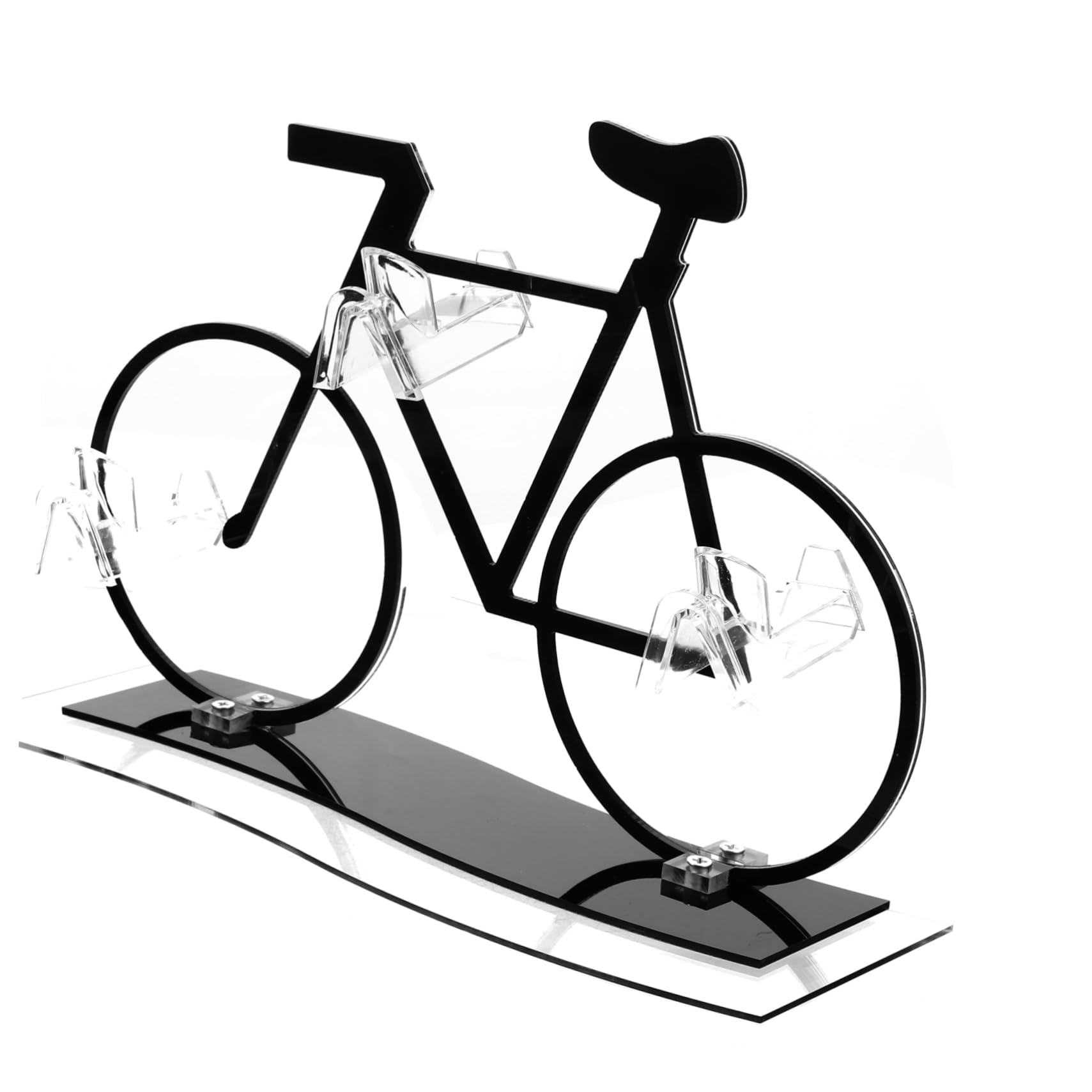 Expositor de Gafas de Acrílico Forma de Bicicleta para Escritorio