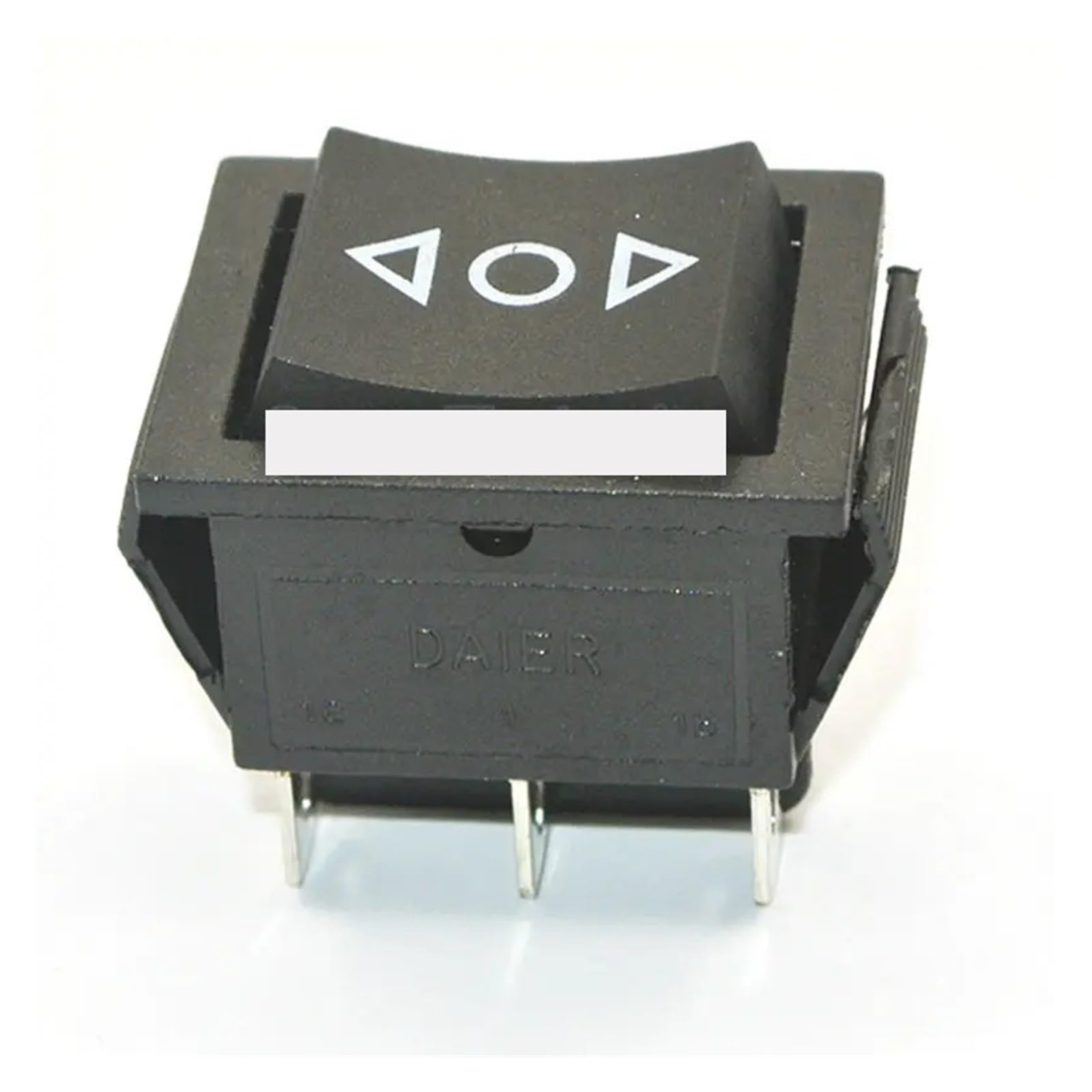 BKGWCSOR 12V 6-Pin DPDT Power Window Momentary Rocker Switch AC 250V/16A 125V/20A (ON)-OFF-(ON) Switch Switches
