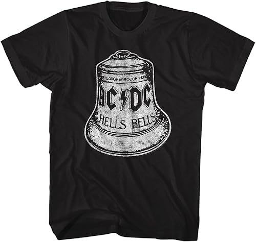 ACDC Hard Rock Band Music Group Hells Bells Album Camiseta para adultos