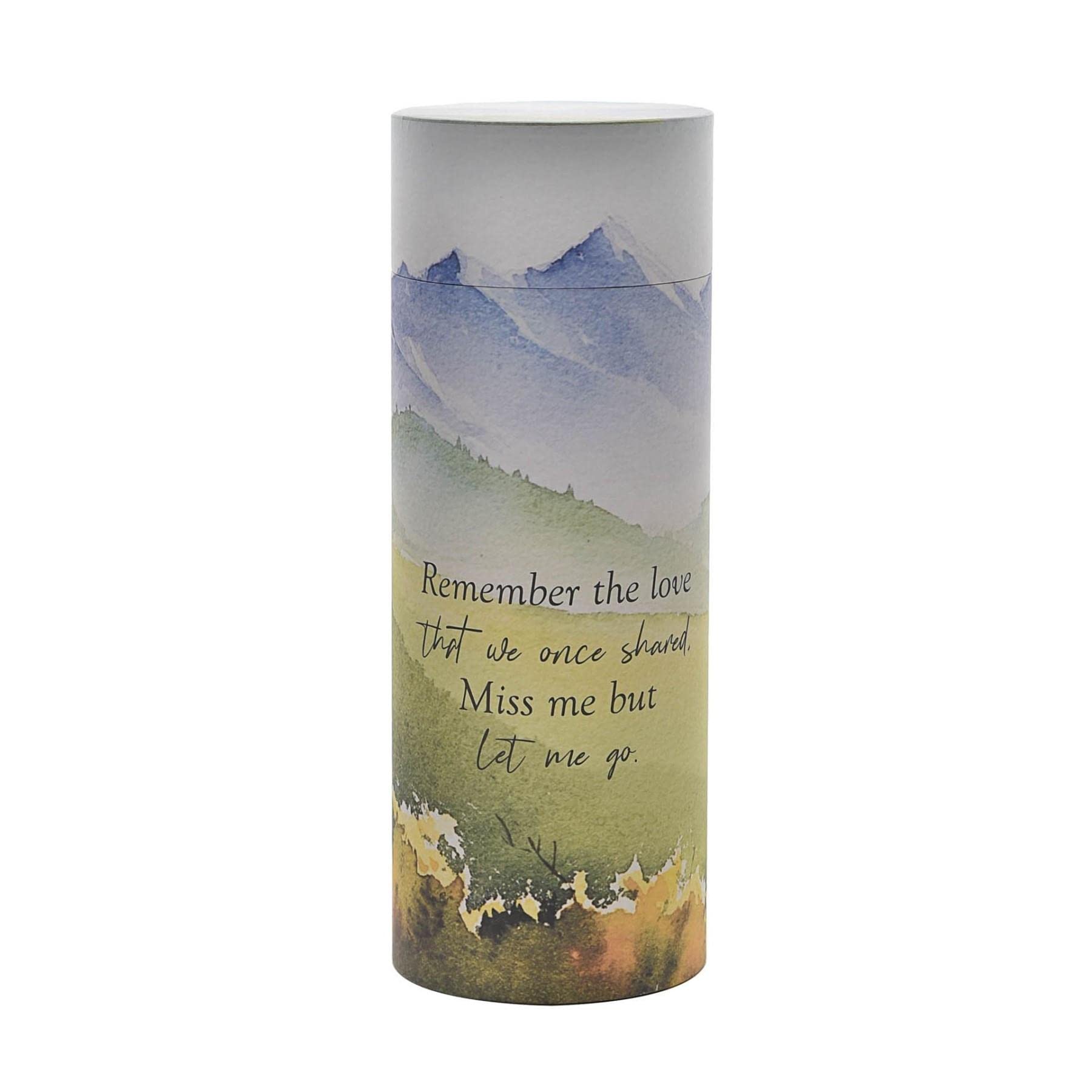 Widdop Scattering Ashes Urn, Scatter Tube, Cremation Urn - 33cm Miss me But.