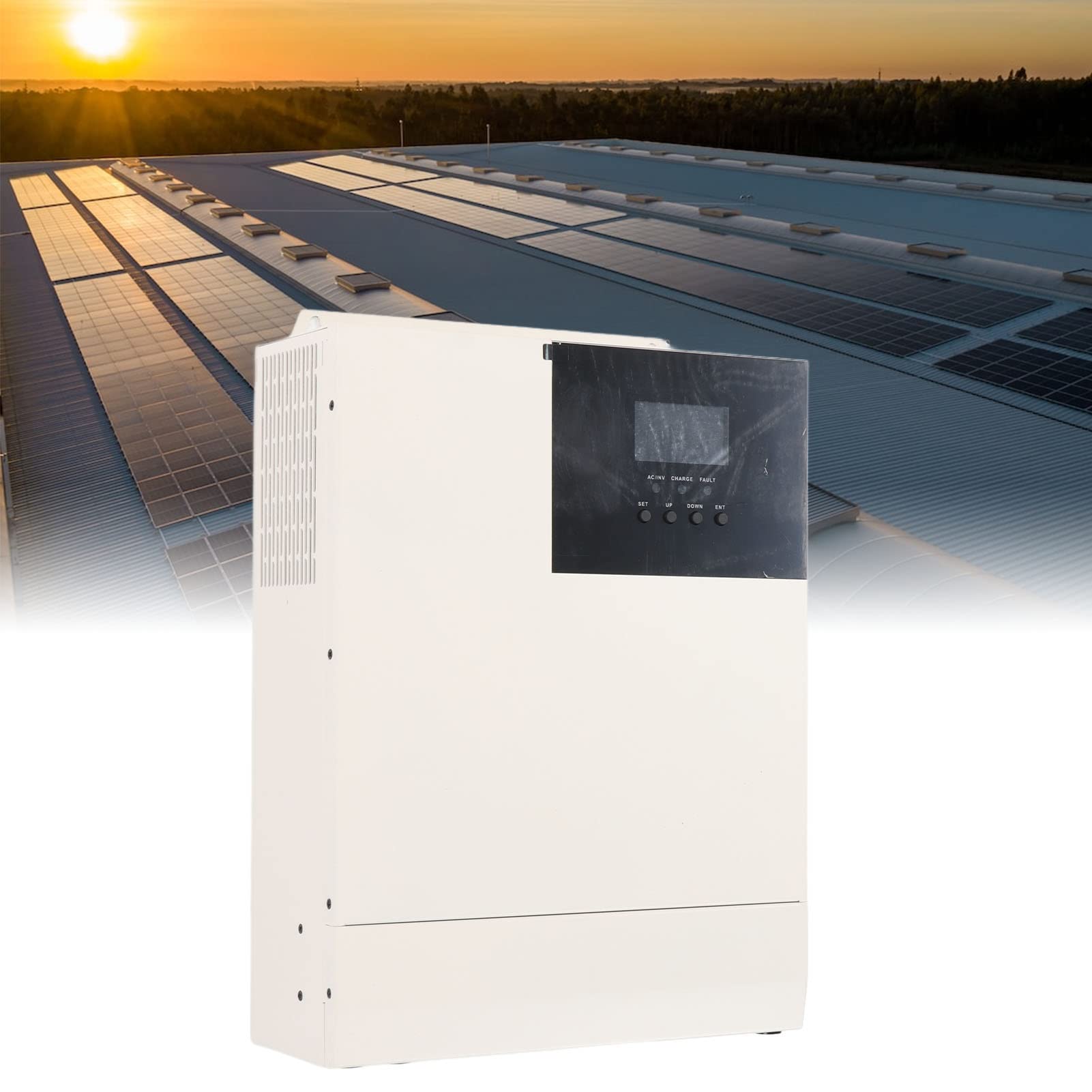 Onduleur Solaire Hybride LCD à Onde Sinusoïdale Pure Afficher 3 Indicateur 2 Modes de Sortie Contrôleur MPPT 220V 230VAC 3KW