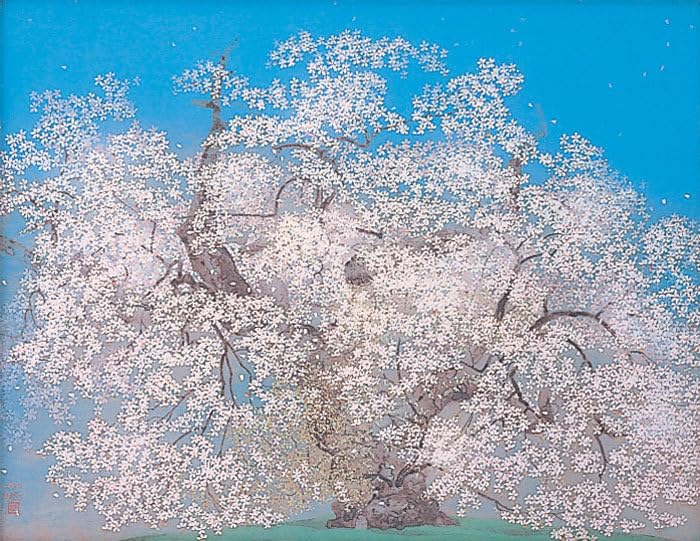 中島千波　「千歲櫻」 中島千波画伯『櫻』など15点をアップしました
