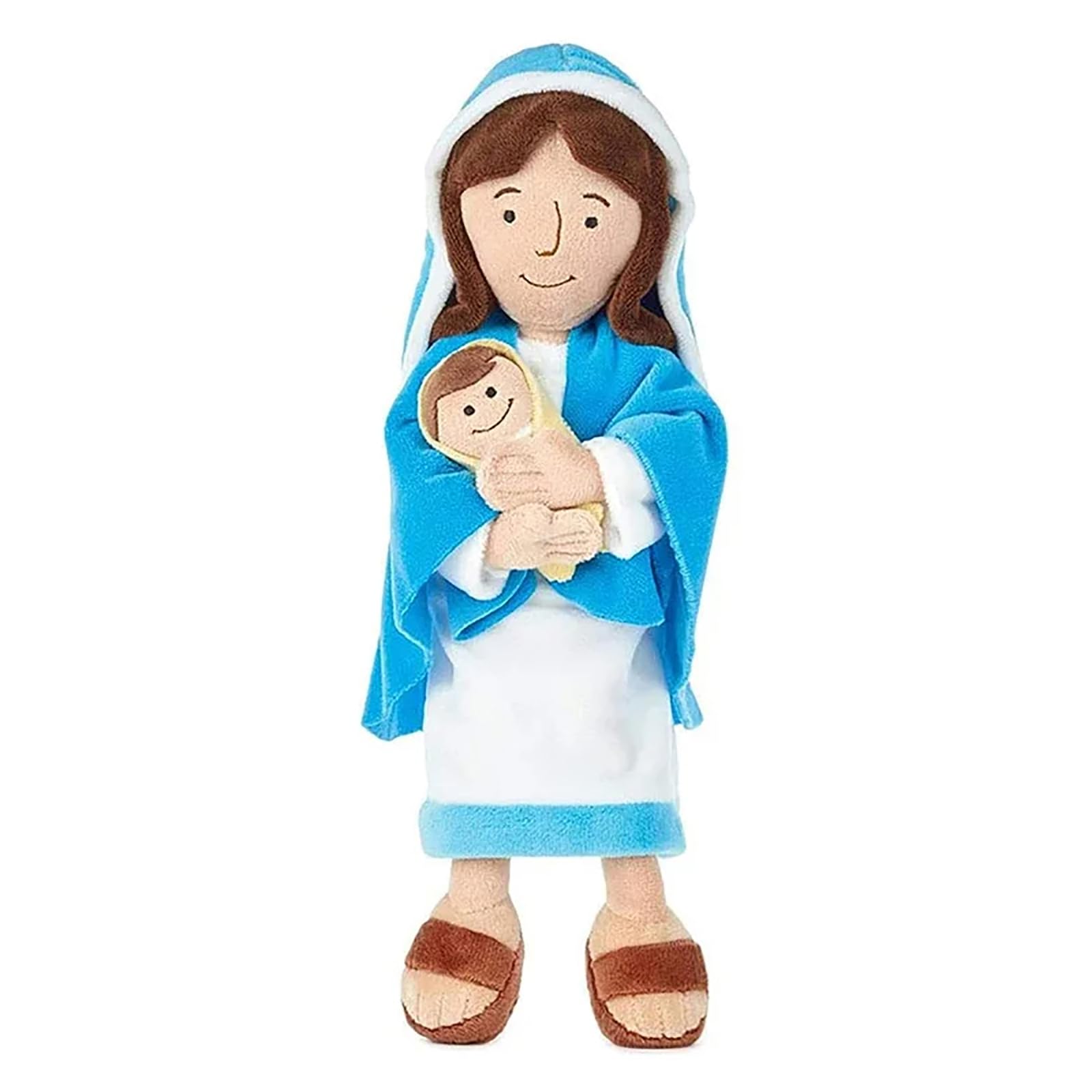 Qxiao Boys Style-B My Friend Jesus 11.8 Inch Religious Christ Smiling Jesus Toys Classic Savior Stuffed Plush Doll Religious Celebrations And Easter Party Favors For And Girls