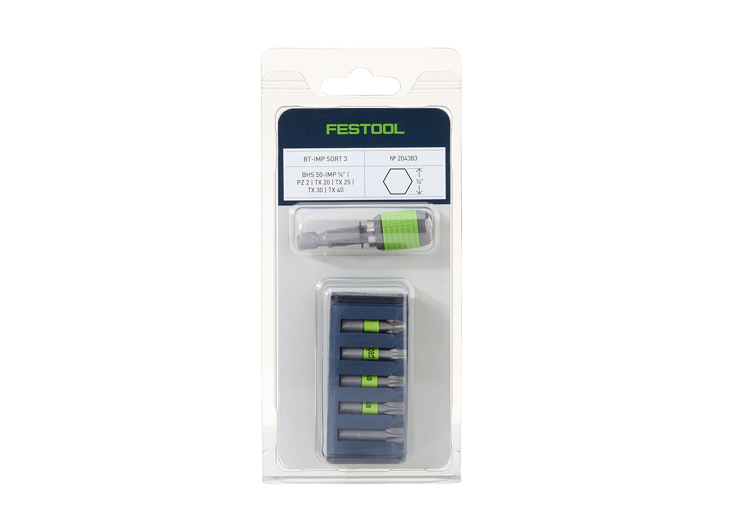Festool Coffret d'embouts BT-IMP SORT3