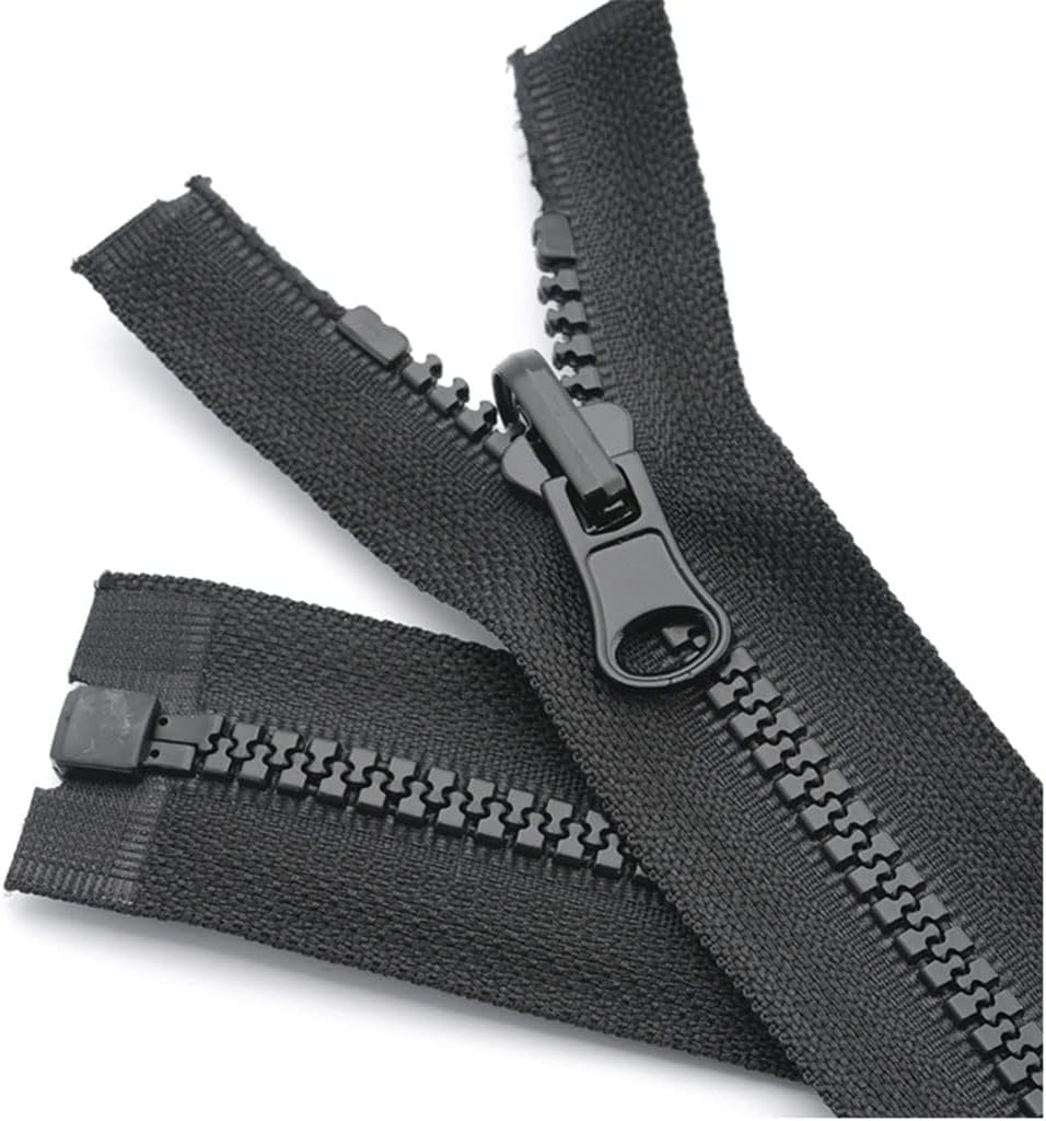 Kolorowe zamki błyskawiczne 5# Dwustronne zamki z żywicy 70-150 cm 2 szt. Do naprawy toreb płaszczowych Szycie DIY(150cm)