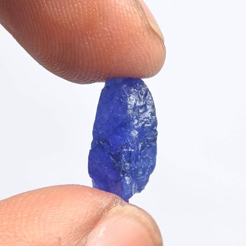 Miniatura 3 de GEMHUB 1 pieza de zafiro azul de 8.00 quilates de zafiro natural, piedras preciosas sueltas de zafiro azul crudo, Gema, azul
