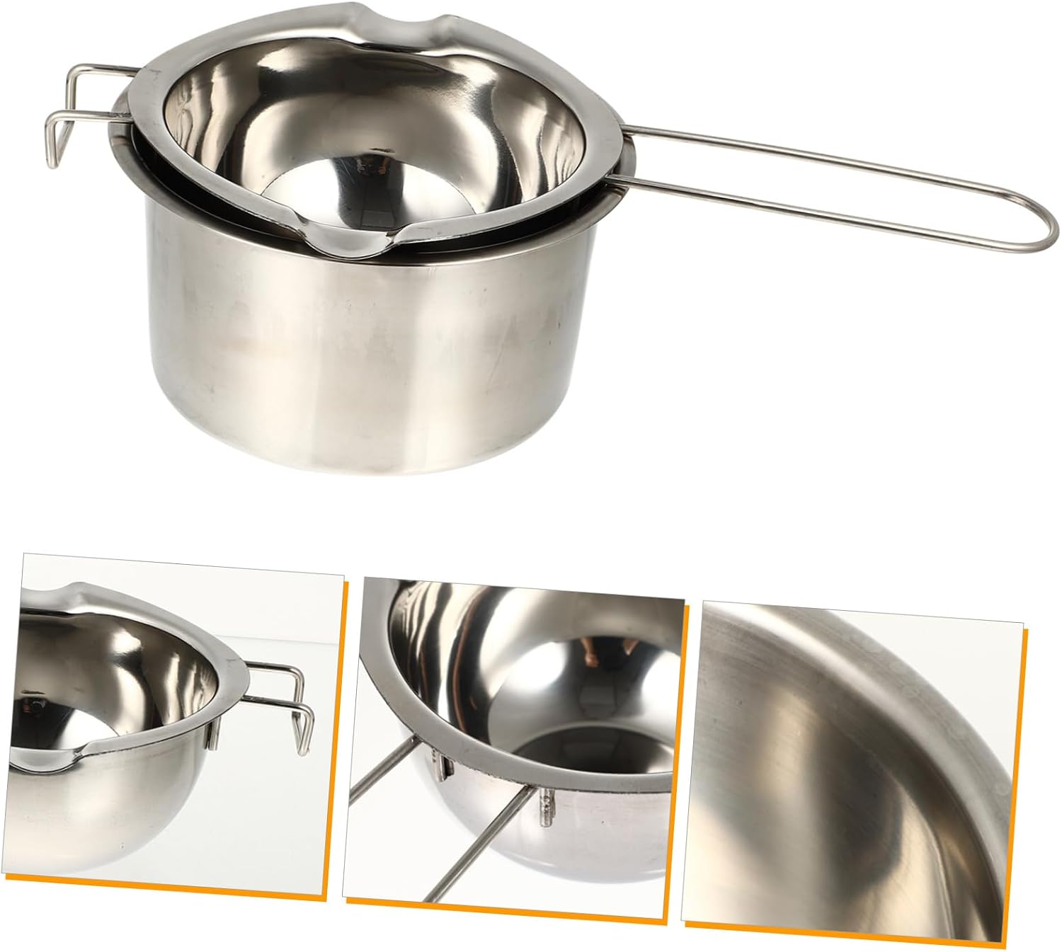 DOITOOL Stainless Steel Melting Pot Set Double Boiler for Soap Making Melt Pour Soap Kit