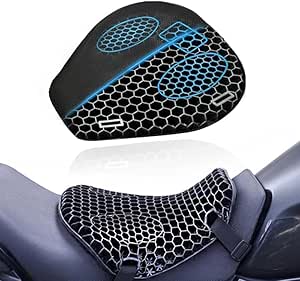 Honeycomb Gel Motorcycle Seat Cushion 3D Air Comfort Anti Slip Shockproof Pad Pelindung Sadel I.1387657723 - View #4